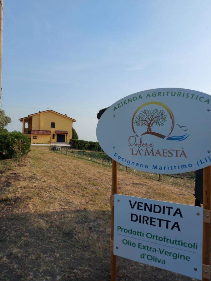 Appartamento Agriturismo Podere La Maestà Rosignano Marittimo Esterno foto